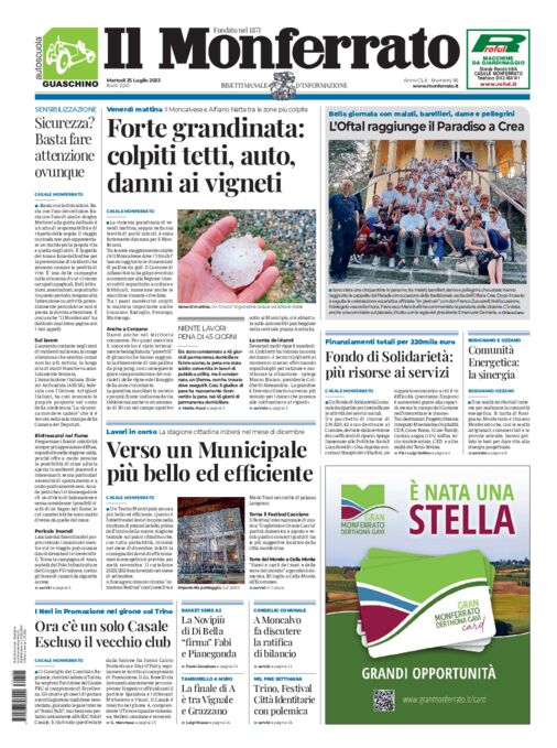 Il Monferrato - Edizione 56 del 25/07/2023